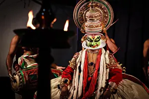 Make Up Prints: Kathakali Actor during the Act