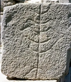 Basalt Prints: KATZRIN GOLAN SYNAGOGUE C. 5-6TH
