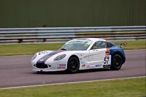 Racer Prints: Keaton Samra in the Ginetta Junior Cup at Thruxton race course during free practice on Saturday