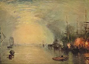 National Gallery Of Art Prints: Keelmen Heaving in Coals by Moonlight, 1835. Artist: JMW Turner