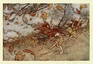 Autumn Leaves Prints: There is almost nothing that has such a keen sense of fun as a fallen leaf