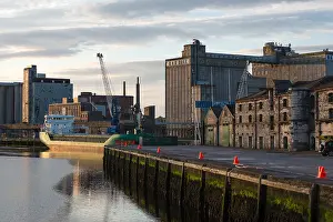Kennedy Prints: Kennedy Quay on docks of Cork City, Republic of Ireland