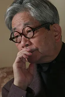 Pacifist Prints: Kenzaburo Oe, Japanese author, essayist