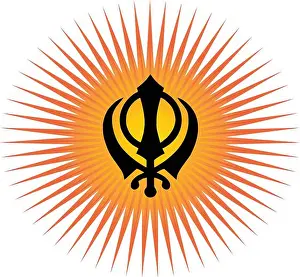Himalayas Prints: Khanda is the most significant symbol of Sikhism