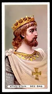 Advertising Prints: King Athelstan - Vintage Cigarette Card