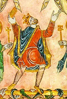 10th Century Prints: King Edgar the Peaceful (circa 943-975)