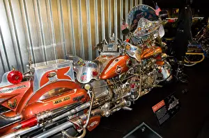 Educate Prints: King Kong Harley-Davidson motorcycle on display at the companies new museum in Milwaukee