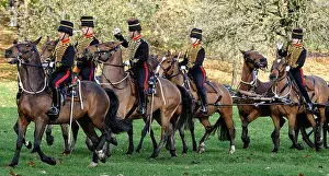 Green Park Prints: King's Troop, Royal Horse Artillery, London