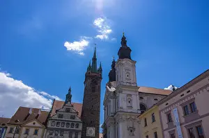 Gothic Style Prints: Klatovy, Czech Republic - Old Town Hall