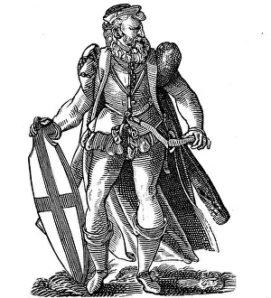 Teutonic Prints: a knight of the Order of Brothers of the German House of Saint Mary in Jerusalem