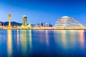 Kobe, Japan skyline at the port and tower