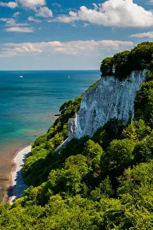 Mecklenburg Vorpommern Prints: Konigsstuhl, White cliffs, Ruegen Island, Mecklenburg Vorpommern, Germany, K÷nigsstuhl