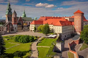 Krakow. Image of old town Krakow, Poland during sunny summer day