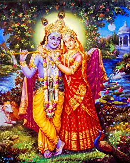 Radha Prints: Krishna & Radha