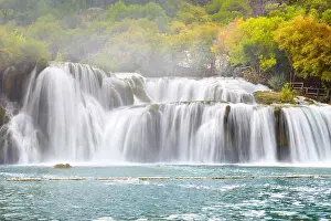 Krka waterfalls, Krka National Park, Croatia, Europe