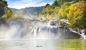 Krka waterfalls, Krka National Park, Croatia, Europe