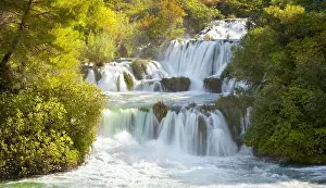 Krka waterfalls, Krka National Park, Croatia, Europe