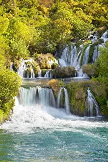 Krka waterfalls, Krka National Park, Croatia, Europe