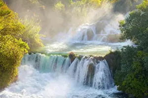 Krka waterfalls, Krka National Park, Croatia, Europe