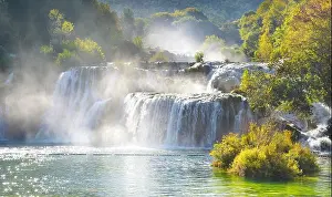 Krka waterfalls, Krka National Park, Croatia, Europe