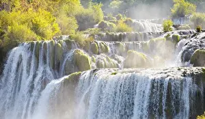 Krka waterfalls, Krka National Park, Croatia, Europe