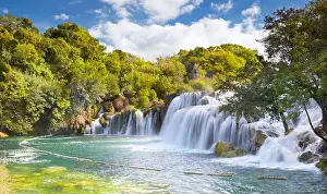 Krka waterfalls, Krka National Park, Croatia, Europe