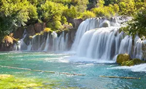 Krka waterfalls, Krka National Park, Croatia, Europe