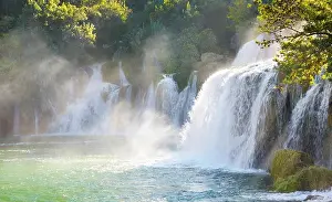 Krka waterfalls, Krka National Park, Croatia, Europe