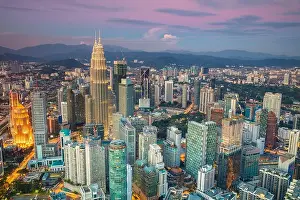 Kuala Lumpur. Cityscape image of Kuala Lumpur, Malaysia during sunset