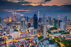 Kuala Lumpur. Cityscape image of Kuala Lumpur, Malaysia during sunset