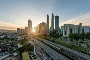 Kuala Lumpur skyline and skyscraper at morning in Kuala Lumpur, Malaysia