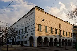 Arched Prints: Kunstmuseum facade in Basel, Switzerland