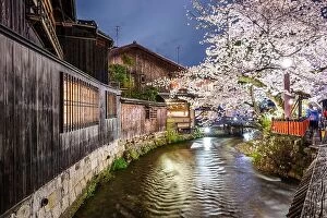 Images Dated 3rd April 2014: Kyoto, Japan at Shirakawa district in Gion