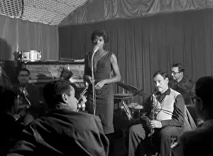 Steward Prints: La cantante Gloria Stewart. Concierto de jazz en la sala Jamboree