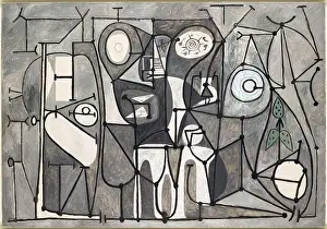Pablo Picasso Prints: La Cuisine. Museum: Musée Picasso, Paris