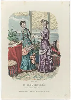 Fashion Illustration Prints: La fashion illustrée, 1880, no