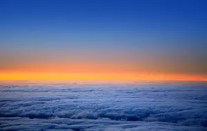 Caldera Prints: La Palma sunset over sea of clouds in Caldera de Taburiente Canary Islands