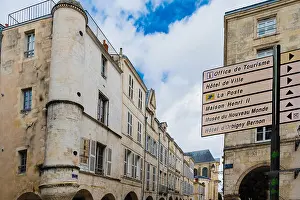 Frankreich Prints: La Rochelle (Charente-Maritime, France): Old town with typical houses