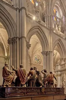 Supper Prints: La Santa Cena inside the 12th century Gothic Cathedral of the city of Cuenca