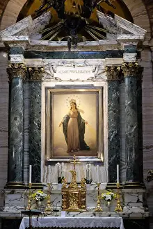 Faith Prints: Our Lady altarpiece by Domenico Bartolini in Chapel of the Miraculous Madonna
