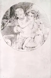 Childcare Prints: Lady Henrietta Drummond (1783-1854) and her Child, 1826