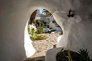 Lanzarote Prints: Lagomar, former home of the actor Omar Sharif in Nazaret, Lanzarote, Canary Islands, Spain