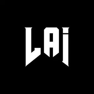Minimalist Logo Prints: LAI letter logo design for technology company