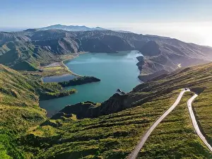 Sete Prints: Lake fire or Lagoa do Fogo is a famous place in the São Miguel island in the Azores - Portugal
