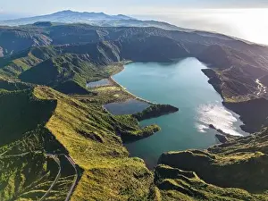 Lake fire or Lagoa do Fogo is a famous place in the São Miguel island in the Azores - Portugal