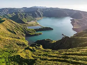 Sete Prints: Lake fire or Lagoa do Fogo is a famous place in the São Miguel island in the Azores - Portugal