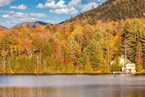 Lake Placid Prints: Lake Placid, New York. Mirror Lake