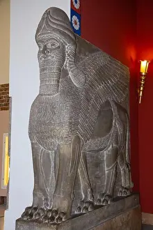 Lama Prints: Lamassu, a mythological hybrid with the the head of a human