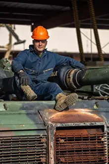 Lance Cpl. Emiliano Sacks, tank crewman with 2nd Tank Battalion