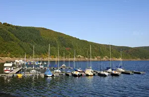 Contemplative Prints: Landing stage at lake Rursee near Heimbach, Eifel